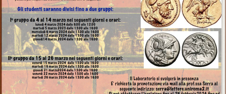 Laboratorio di Numismatica Laboratorio di Numismatica