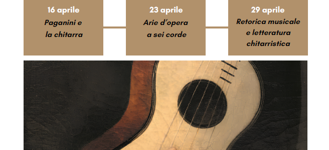 La chitarra nell’Ottocento – ciclo di lezioni-concerto (aprile 2025)